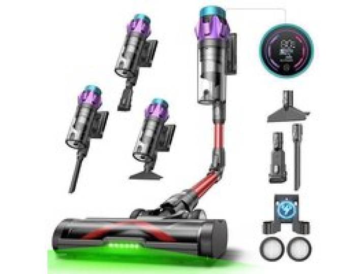 Aspirateur Balai Sans Fil - ULTENIC - U18 Pro - Ultra Puissant - Autonomie 80min - Batterie Amovible