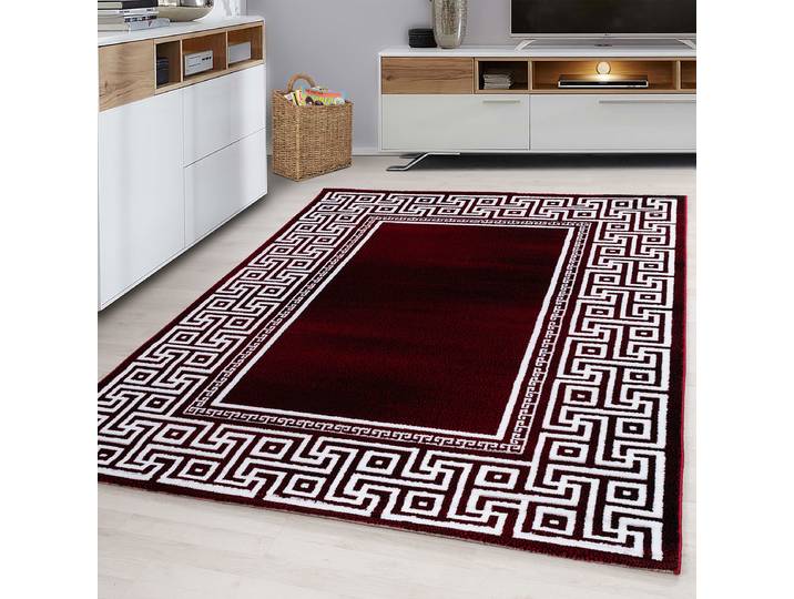 Kurzflorteppich Parma 9340 Rot/Rot 120 x 170cm Polyester