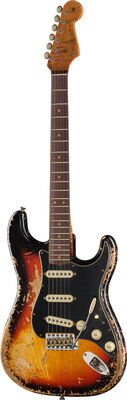 Fender 60 Strat C3TSB SH Relic Chocolate 3