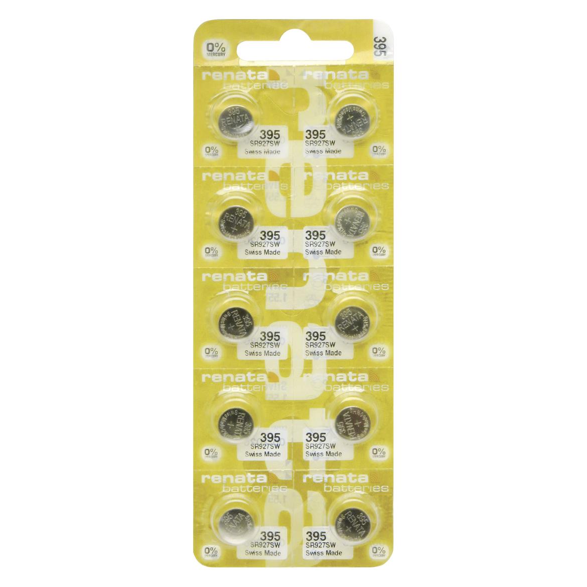 Renata Knopfzelle 395 10 St. 55 mAh (10 Stk., 55 mAh) (X704437)
