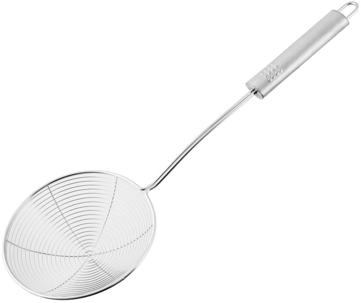FACKELMANN Schaumlöffel silber Edelstahl 40674