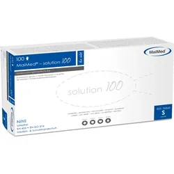 Maimed-Solution100 Blue Violet Gr. S Nitril Pf 100 ST