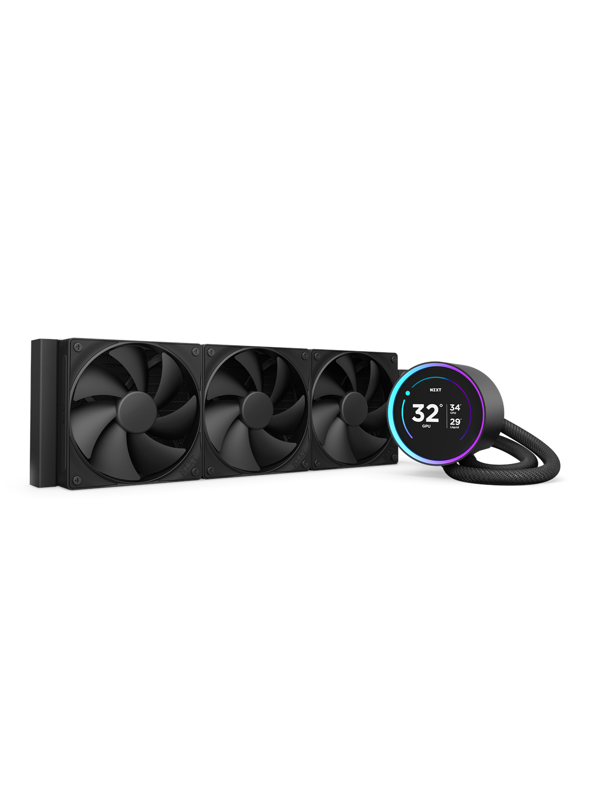 NZXT Kraken Elite V2 360 (2024) - Schwarz - CPU-Wasserkühlung - Max 30 dBA