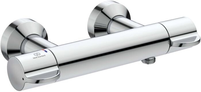 Ideal Standard 2 Brausethermostat A6870AA S-Anschlüsse, thermische Desinfektion und Entkopplung, DN 15, chrom