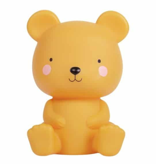 A Little Lovely Company Little Light Bear Nachtlampje met LED en Batterij - Salted Caramel