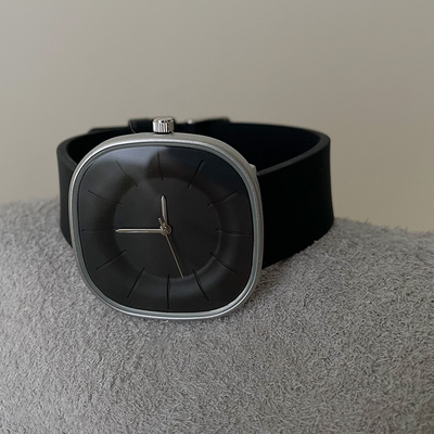 Cozy Casa Charm Dopamine Square Face Waterproof Quartz Watch For Women black