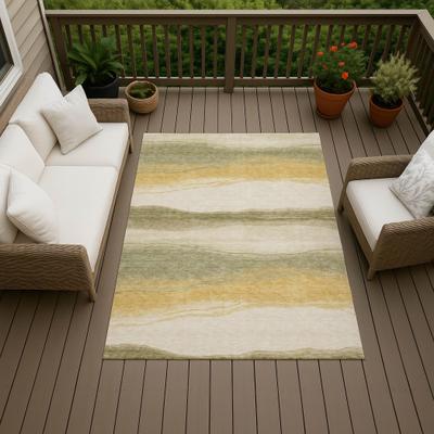 Addison Rugs Machine Washable Indoor/ Outdoor Ombre Aurora Chantille Rug