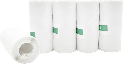 Easypix Sticker Thermopapierrollen Weiß für InstantFUN - 5 Stück Thermo-Bonrolle 55601 Breite: 25mm Länge: 57mm 5St.