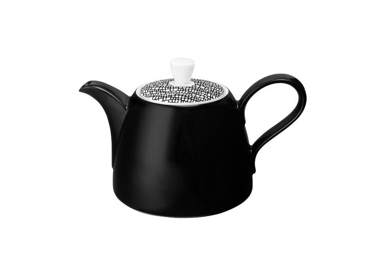 Teekanne SELTMANN WEIDEN Kanne Life Fashion 1,40 l , schwarz (glamorous schwarz), Kannen, Teekanne