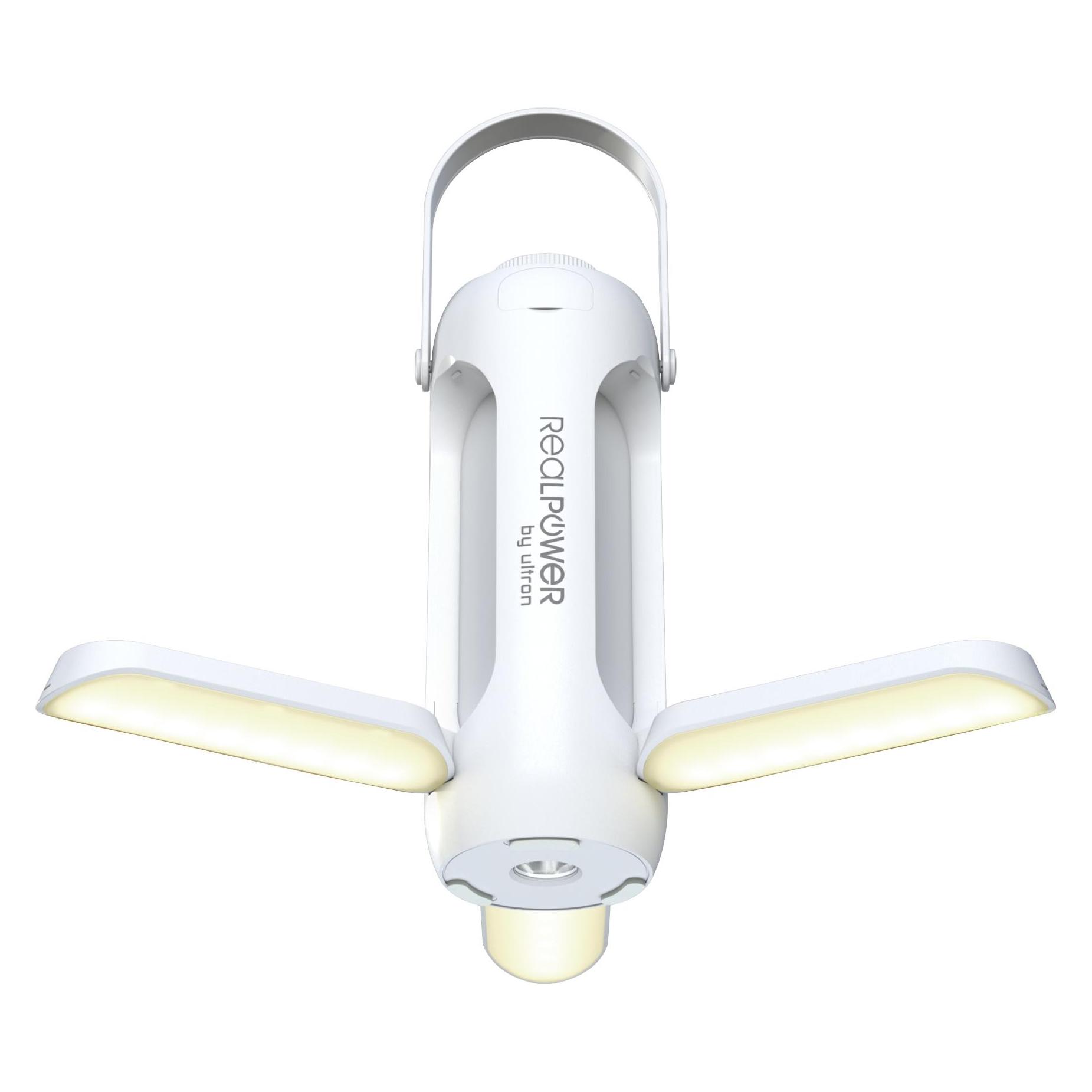 RealPower outdoor LED-Lampe OL-6000,6.000 mAh,Solar,Flashlig (463610)