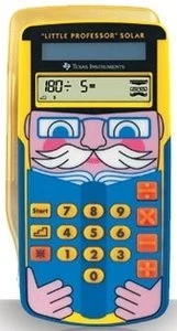 TEXAS INSTRUMENTS Little ProfessorÖ Solar Mathetrainer bunt