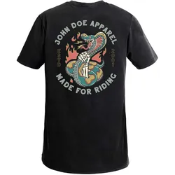 John Doe T-Shirt Snake II schwarz - M