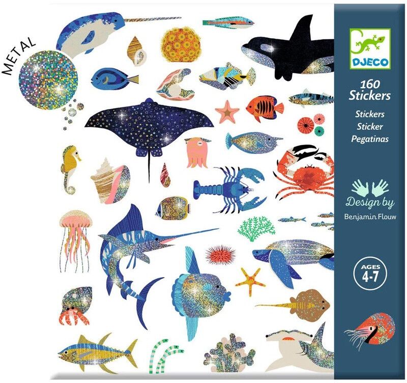 160 Stickers Océan - Djeco