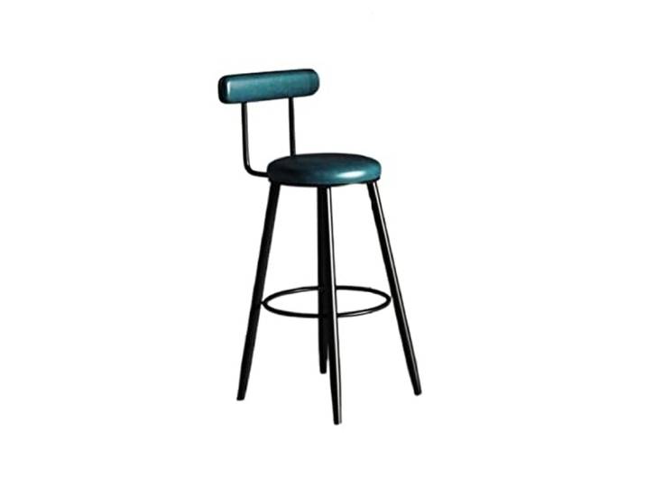 FZL02068LM Küche Hohe Hocker, Esszimmerstühle for das Café(Blue)