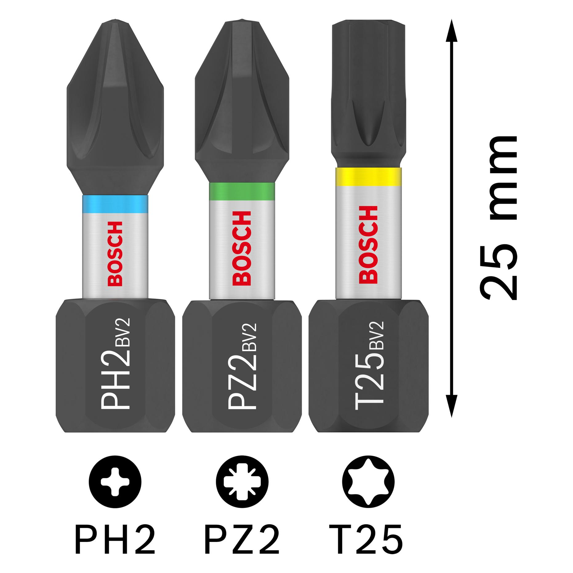 Bosch Professional Zubehör PRO Impact Mixed Pack (Sechskant (hexagonal)) (2608521U63)