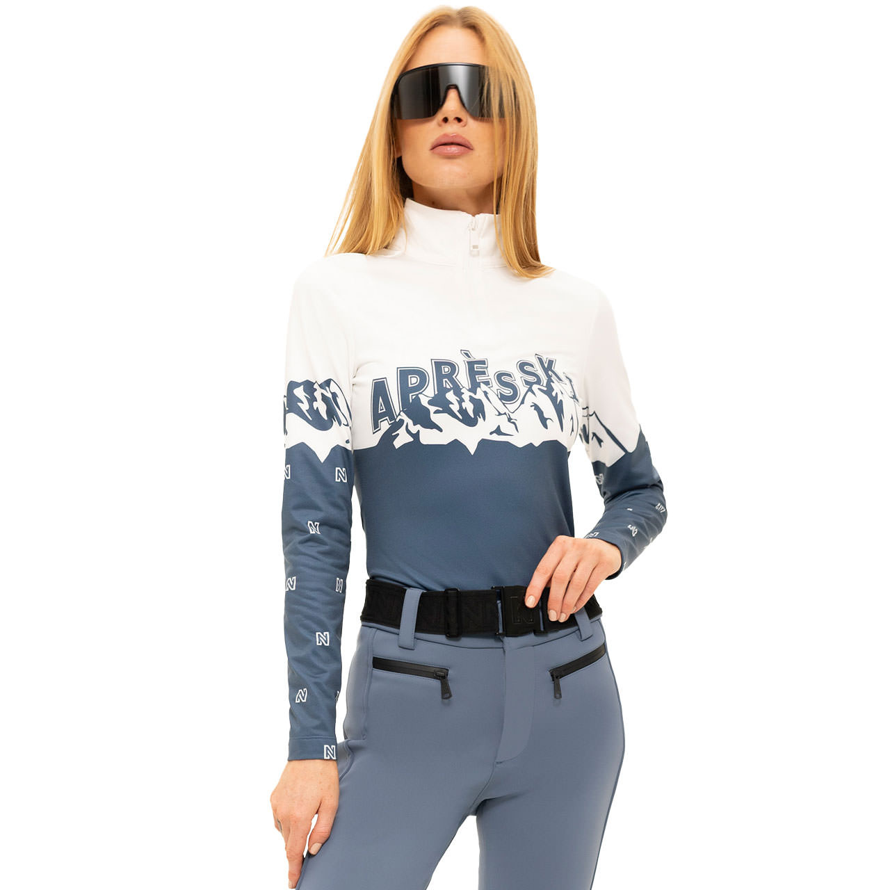 Nikkie Damen Pullover NANTES APRES SKI dusty blue - 40