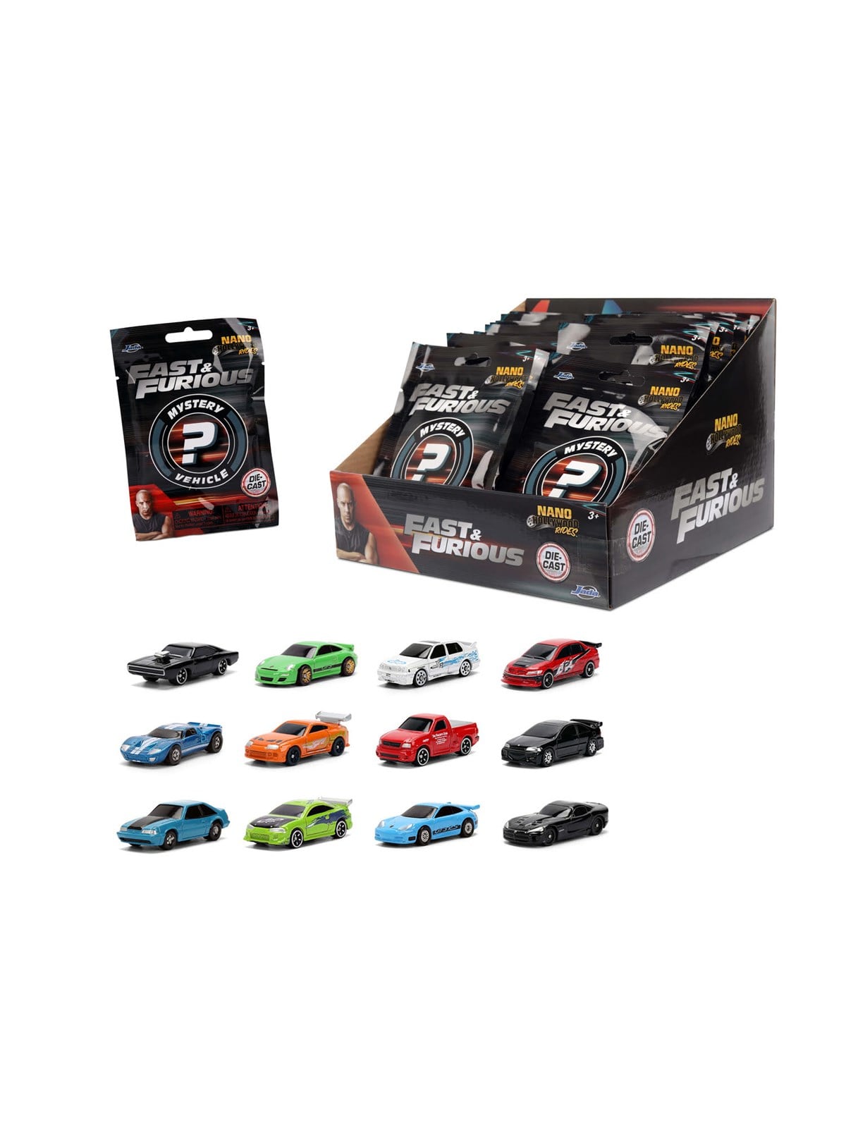 Jada Toys - Fast & Furious Blind Pack Nano-Autos