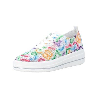 Plateausneaker REMONTE "Remonte Sneaker Textil", Damen, Gr. 38, bunt (multi), Textil, Schuhe Plateausneaker