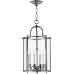 Elstead Lighting, Pendelleuchte, Gentry Hängeleuchte E14 6-fach Zinn (E14)
