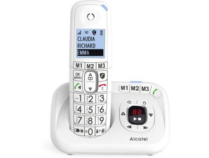 Alcatel - Téléphone Sans Fil Xl785 Voice Blanc