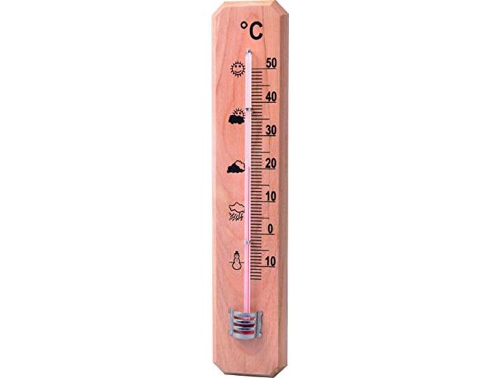 techno line Thermometer, buche, 4,2 x 1,5 x 20 cm, WA 2020