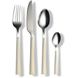 ECHTWERK Besteck Set "Basic" 16tlg creme