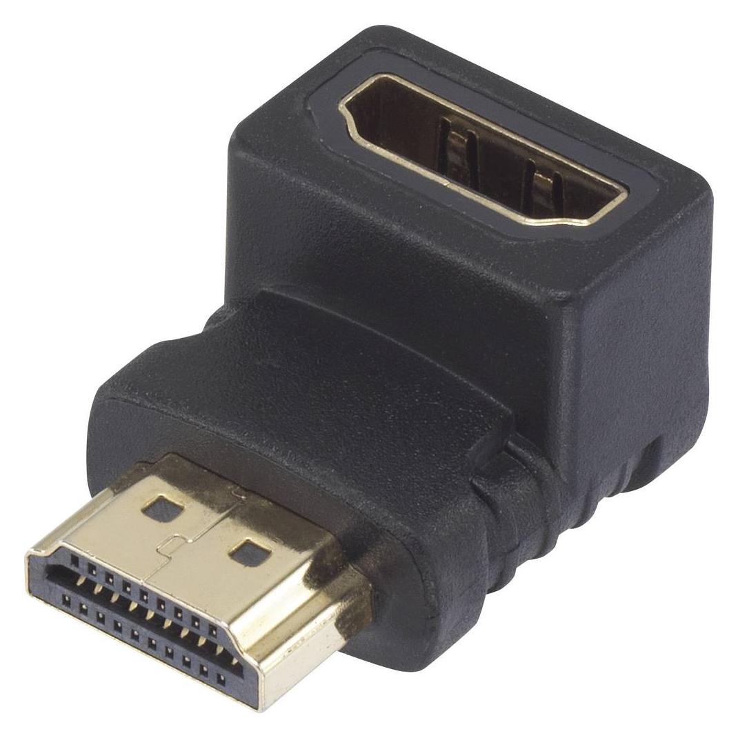 SpeaKa Professional SpeaKa HDMI Adapter Stecker auf Buchse nach oben gewinkelt 90° (SP-7870132)