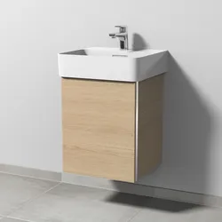 Sanipa 3way Waschtischunterbau zu Laufen VAL Waschtisch mit 1 Tür, Eiche-Nordic BR81948