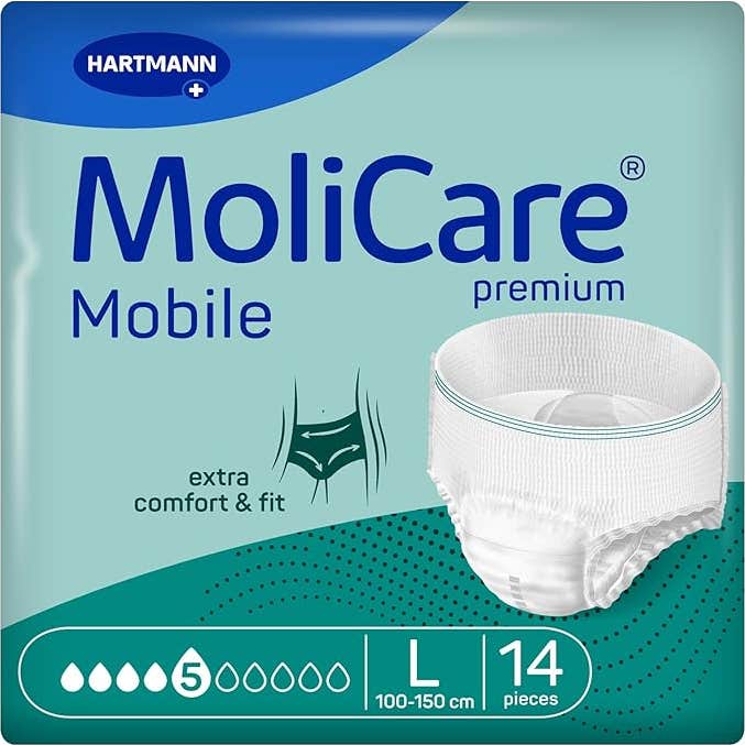 MoliCare Mobile Premium T-L 14 uds