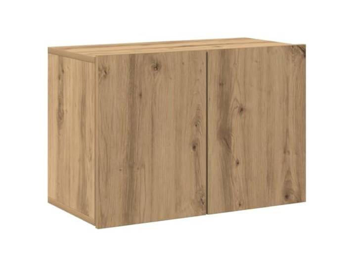 KUPTYERFG TV-Wandschrank Hängeschrank Lowboard Artisan-Eiche 60x30x41 cm Wandhängendes Lowboard für Wohnzimmer und Schlafzimmer mit viel Stauraum aus langlebigem Holzwerkstoff in Artisan-Eiche.