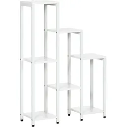 BLUMENSTÄNDER MDF Stahl Weiß