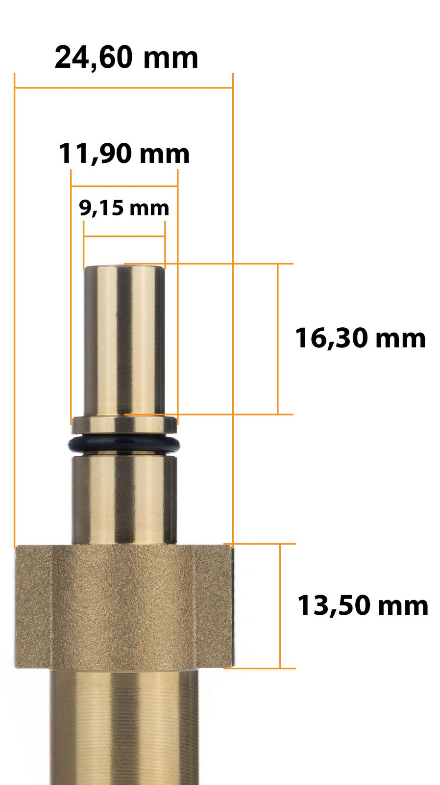 ROSFIX Adapter Vervanging Snelkoppeling 1/4 inch 160 bar compatibel met Bosch Nieuw Type Black&Decker Makita