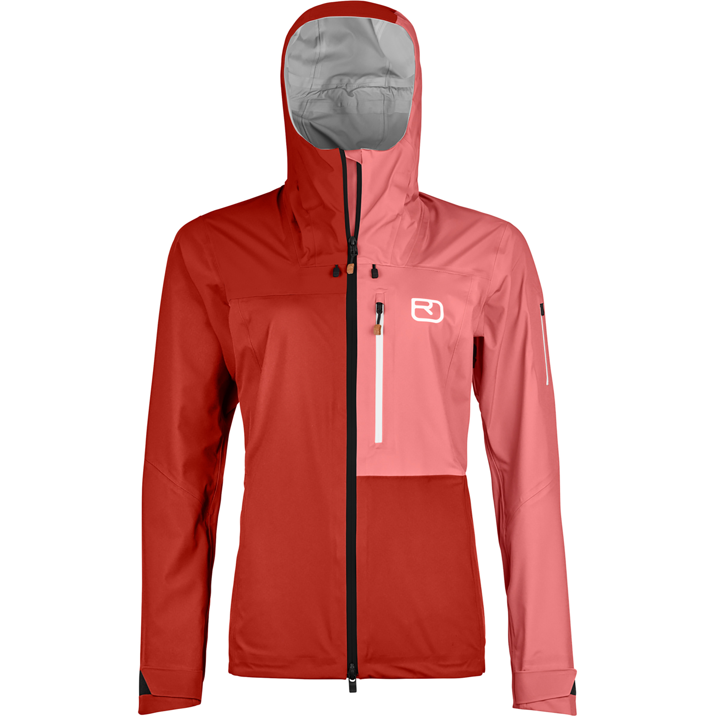 Ortovox Ortler Damen Regenjacke rot Größe M Trekking Klein verpackbar Wasserabweisend