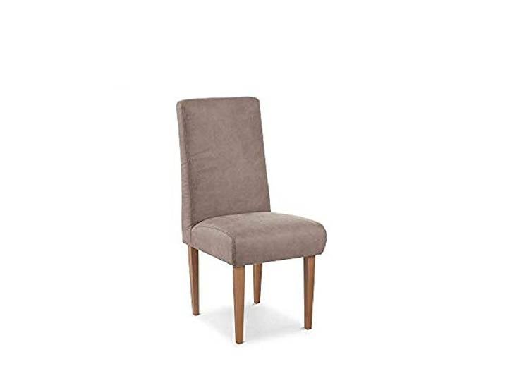 CAVADORE Esszimmerstuhl Kira / Polsterstuhl für Küche, Esszimmer oder Wohnküche in Lederoptik / Passend zur Küchengarnitur Kira / 48 x 103 x 62 / Hochwertiges Mikrofaser: Beige