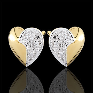 Edenly Ohrstecker Herz mit Welle