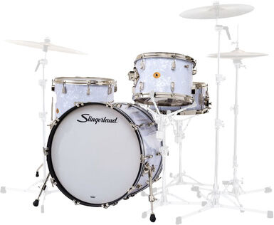Slingerland "22" Radio King 4pc w/Snare WMP" White Marine Pearl