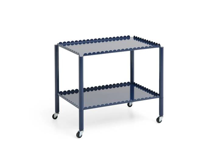 HAY Arcs Trolley Low Servierwagen Steel blue