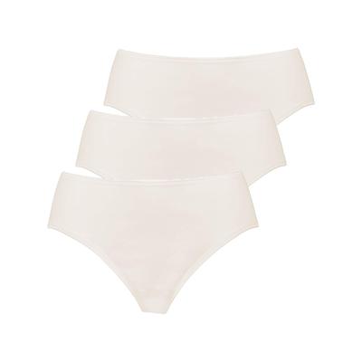 Hüftslip NINA VON C. "3er Pack Damen Hüftslip Daily", Damen, Gr. 50, beige (champagner), Obermaterial: 100% Baumwolle CO., Unterhosen