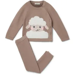 Tchibo - Baby-Strickkombi - Baby - Gr. 74/80 - hellbraun