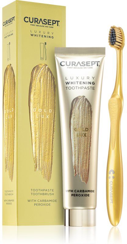 Curasept Gold Lux Set kit de blanchiment dentaire pour les dents