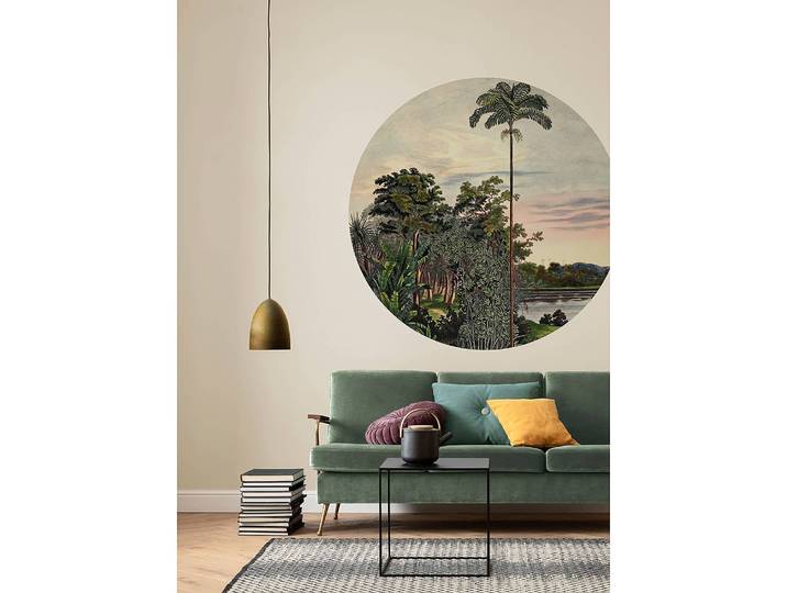 Vlies Fototapete Vintage Landscape 125 x 125 x 0cm