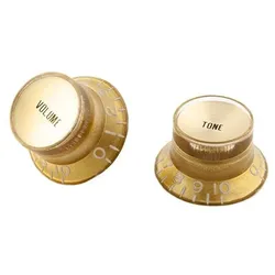 Gibson Top Hat Style Knobs Gold - Gold - Potiknopf