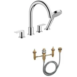 Hansgrohe Vernis Shape Wannenarmatur inklusive Unterputzkörper Chrom HGBAL1