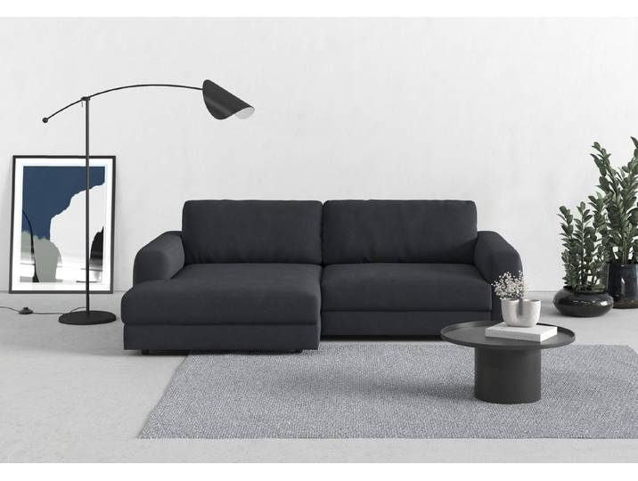 TRENDMANUFAKTUR Ecksofa Bourbon Mega_Ecke mit tollem Sitzkomfort, Breite 250cm, L-Form, mit extra hohem Sitzkomfort, auch in Cord erhältlich