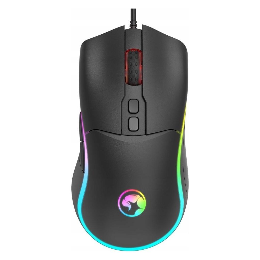 Marvo M358 Maus wire, schwarz, 7200DPI, EOL (Kabelgebunden) (M358)