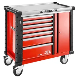FACOM Mobile Werkbank 7 Schubladen, Rot