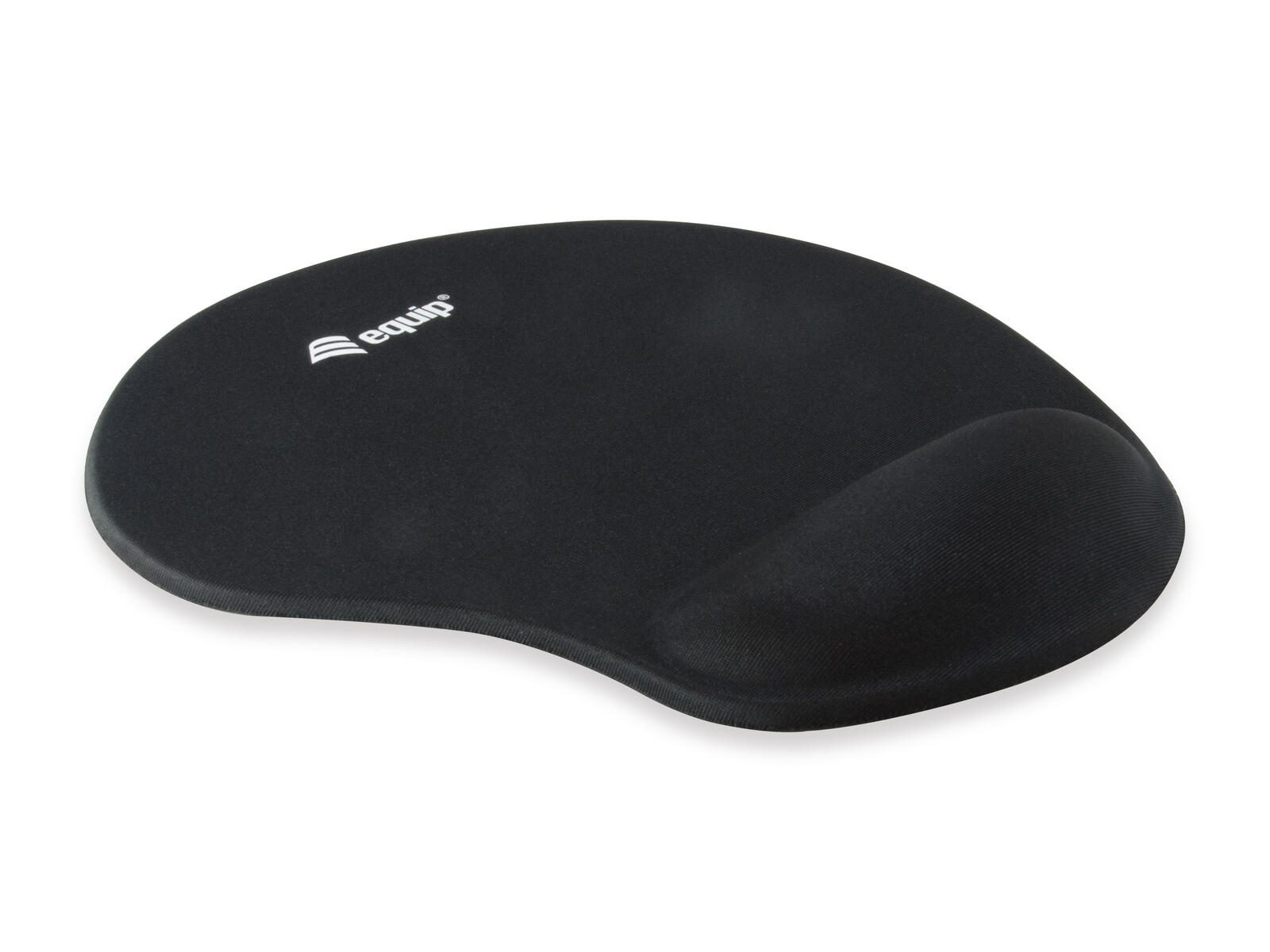 Equip Gel Mauspad mit Handgelenkpolsterkissen - Schwarz 245014