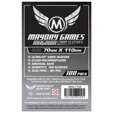 Mayday Games Magnum Silver Sleeves Lost City (100 Stück) 70x110mm - 7103 - Kartenhüllen 293217