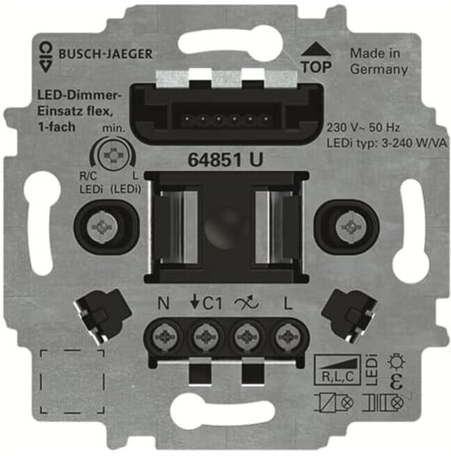 Busch-Jaeger Module variateur tactile LED flex 64851 U (2CKA006500A0012)