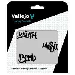 Vallejo Street Art No1 Stencil